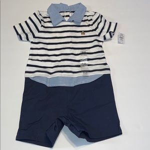 New Baby Gap infant boys one piece dress outfit